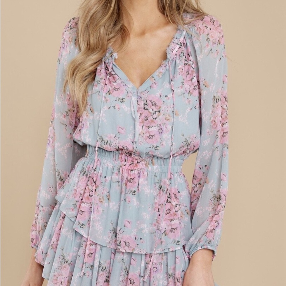 LoveShackFancy Popover Mini Dress